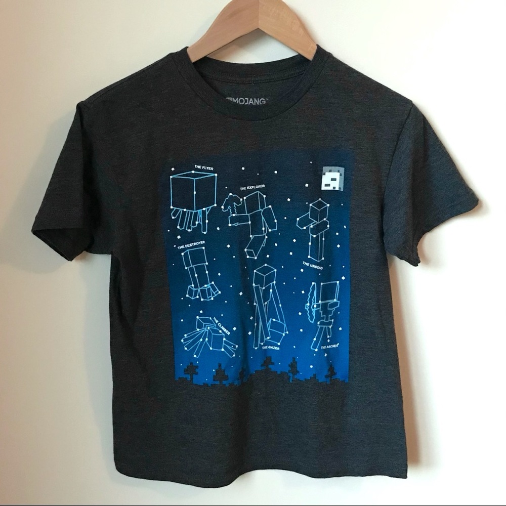 Minecraft Glow in the Dark Kid’s Tee Size L
